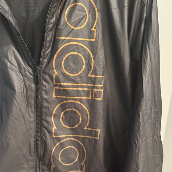 Adidas Women's Black Utility Jacket with Gold Accents - Picture 3 of 5